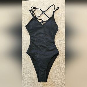 NWT black one piece swimsuit